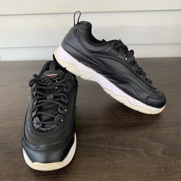 Fila 91175 Womens Running Shoes US 8 Black - Picture 1 of 8